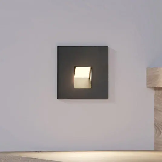 Legnépszerűbb Arcchio LED-es süllyesztett lámpa Vexi, 7,5 cm x 7,5 cm, fekete, CCT