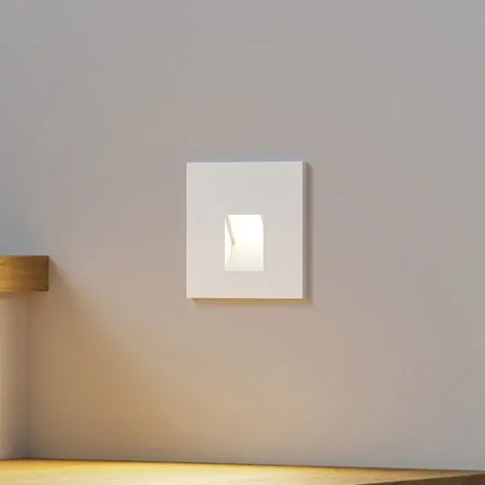 Azonnali szállítás Arcchio LED-es süllyesztett lámpa Vexi, 7,5 cm x 7,5 cm, fehér, CCT