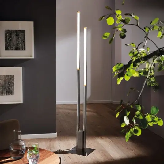 Exkluzív ajánlat EGLO connect Fraioli-Z LED álló lámpa nikkel matt