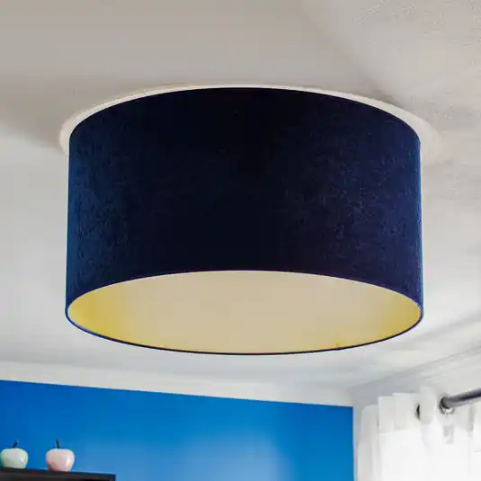 Expressz szállítás Mennyezeti lámpa Golden Roller Ø 60 cm sötétkék/arany