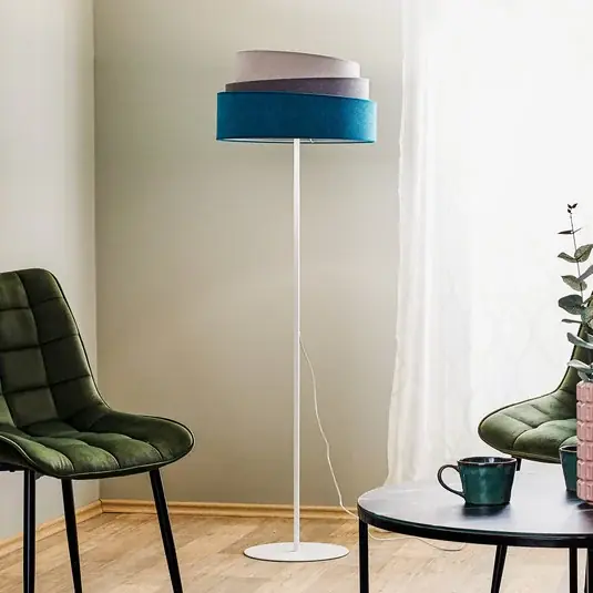 Vedd meg online Álló lámpa Pastell Trio türkiz/szürke/világosszürke