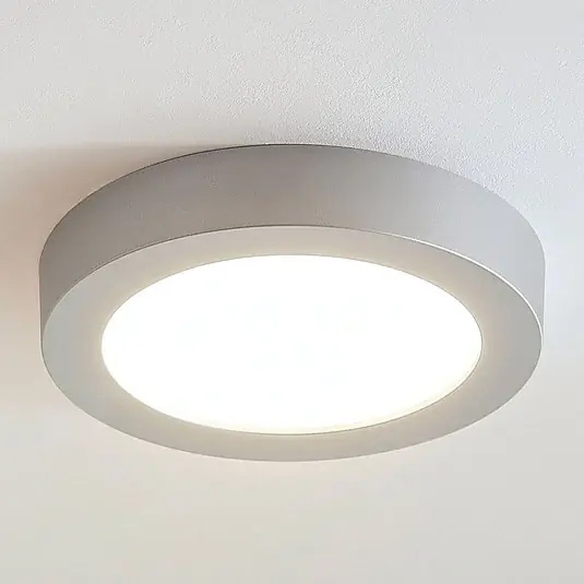 Árcsökkenés Marlo LED mennyezeti lámpa ezüst 3000K kerek 25,2
