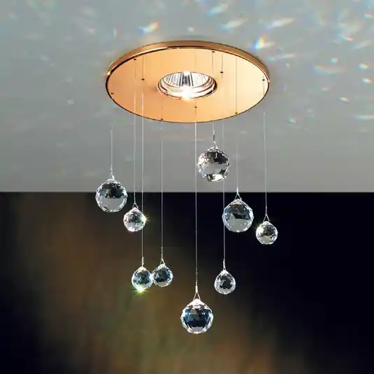 Gyors kiszállítás beép. lámpa Feng Shui Swarovski Elemek arany