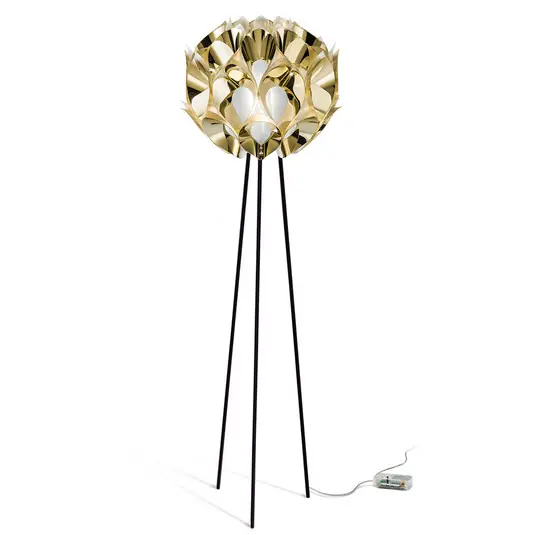 Slamp Flora - designer állólámpa, arany Csak ma
