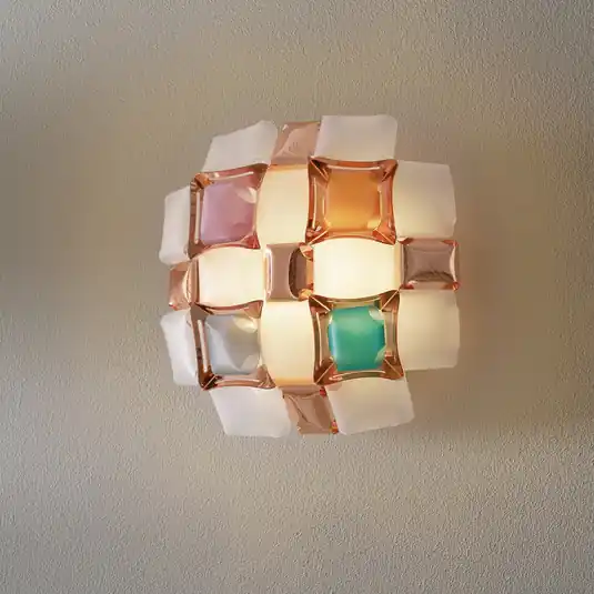Slamp Mida fali lámpa, 32x32 cm, színes/fehér Olcsóbb