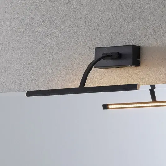 Kihagyhatatlan ajánlat LED fali lámpa Matisse, szélesség 34 cm, fekete