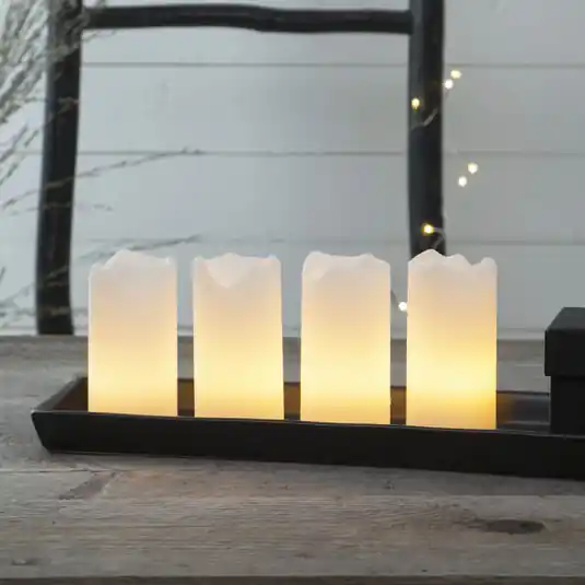 Legkelendőbb 4 db - Candle LED gyertya távirányítóval fehér