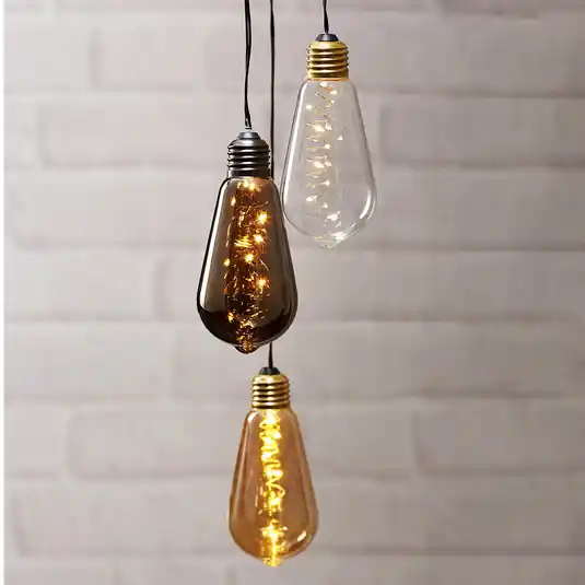 Alacsony ár Glow Vintage LED deco lámpa időzítővel, füst