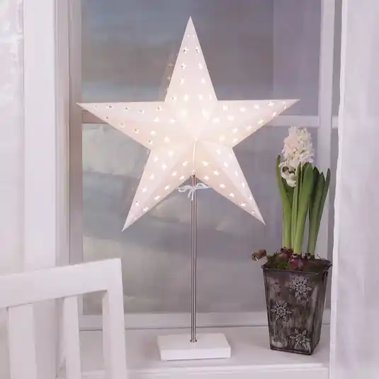Combi Pack deco lámpa-csillag lámpaerny.talp fehér Különleges ajánlat