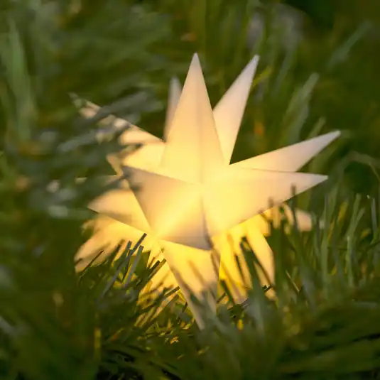 LED csillag beltérre 18 ágú Ø 12 cm fehér elem Rendeld meg most