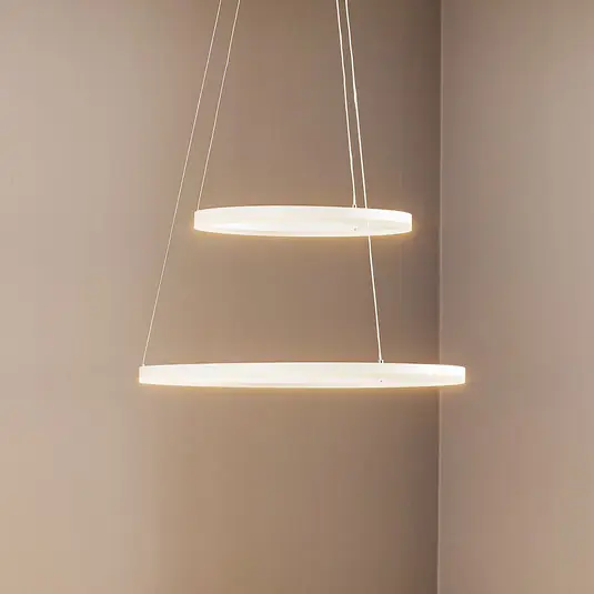 Giotto LED függő lámpa, két izzós, fehér Legjobb ár