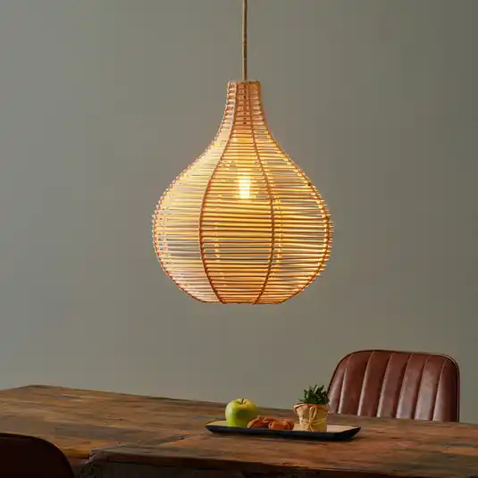 Szuper ajánlat Függő lámpa Bolita fából, Ø 42 cm
