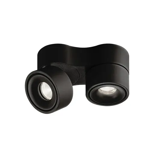 Egger DLS LED mennyezeti spot Clippo Duo, fekete, 2,700K Bestseller