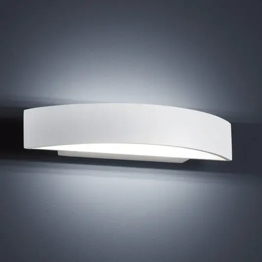 Gyors szállítás Helestra Yona LED fali lámpa, fehér, 27,5 cm