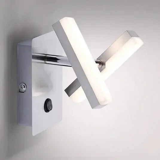 Bestseller Élénk LED fali lámpa Rico, két izzós