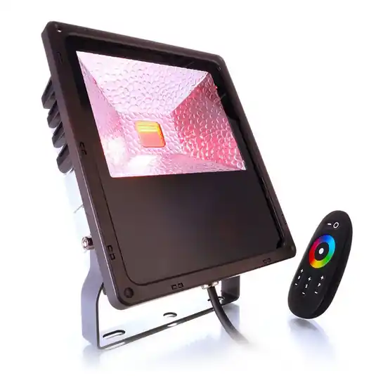 Újdonság Erős LED kültéri spot Flood Color RF II 60 RGB