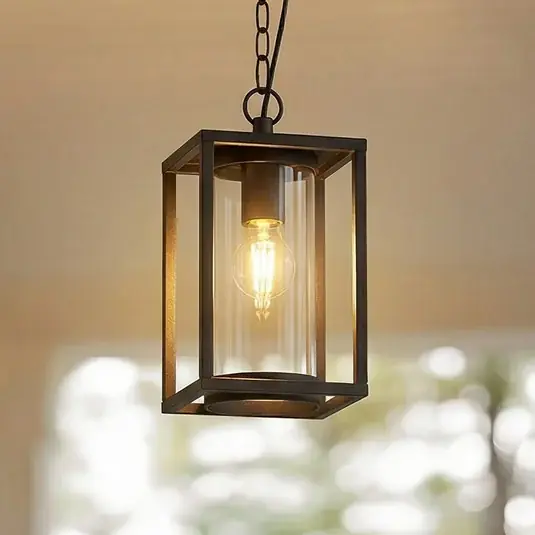 Akció Lucande kültéri függesztéklámpa Ferda, 25 cm, antracit, IP44