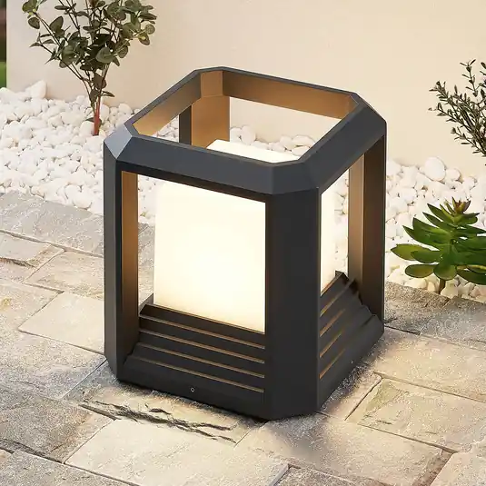Lucande LED állólámpa Serenella, antracit, fém, 27cm Kiárusítás