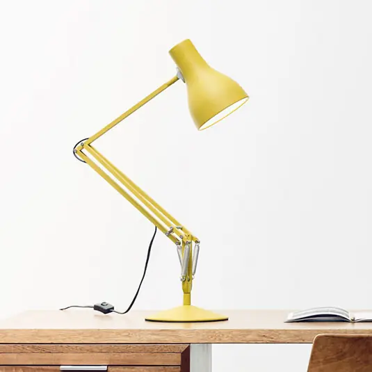 Anglepoise asztali világítás, 75-ös típus, Margaret Howell, sárga Expressz kézbesítés