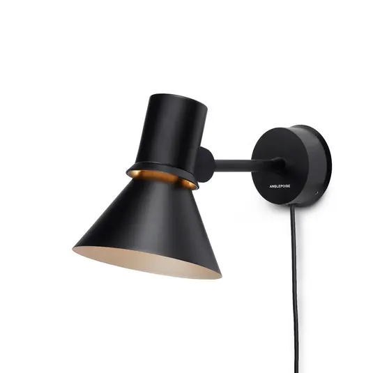 Anglepoise 80 W1 típusú fali lámpa, dugós, fekete Legkelendőbb