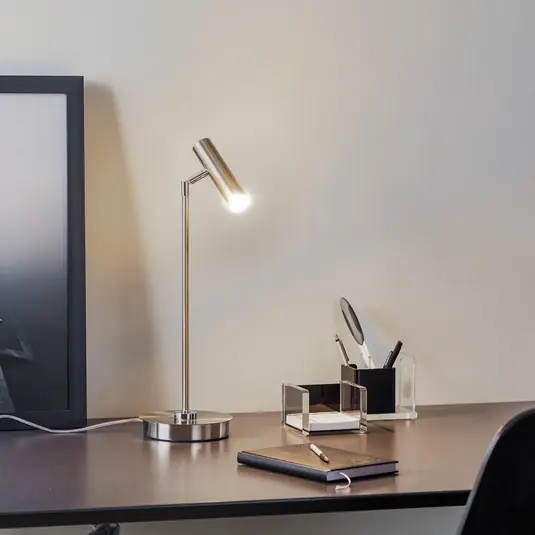 Ajánlat LED asztali világítás Tom, matt nikkel
