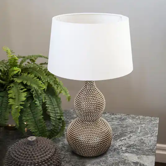 By Rydéns Lofty lámpa fehér textil ernyővel Kiárusítás