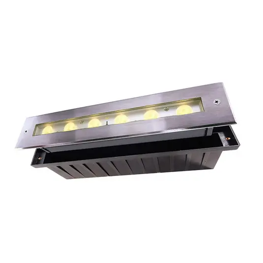 Vásárlói kedvenc LED padlósüllyesztett lámpa Jeremia, 32,8cm, meleg fehér