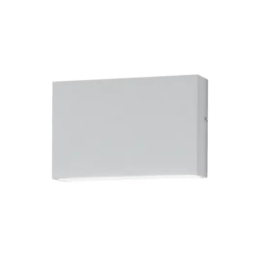 Szuper ajánlat Egger LED kültéri fali lámpa Flatbox, fehér, 11x7 cm, alumínium