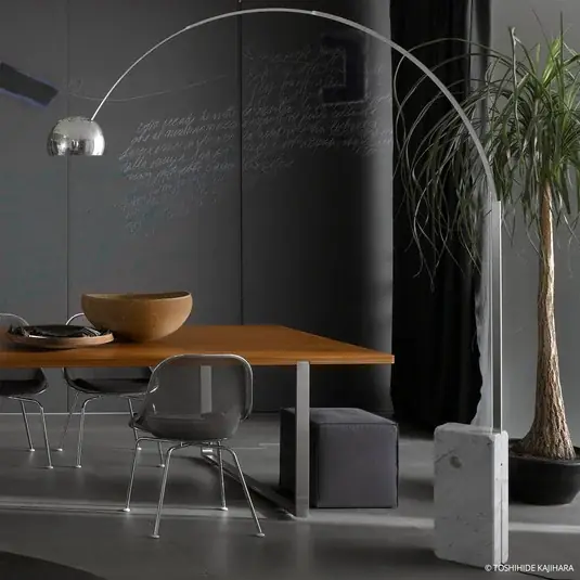 Biztonságos vásárlás FLOS LED íves álló világítás Arco, króm, magasság 240 cm