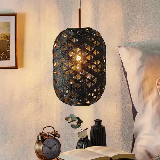 Végkiárusítás Forestier Capsule S függőlámpa, 36 cm, fekete