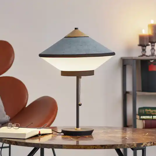 Csak ma Forestier Cymbal S asztali lámpa, atlanti kék