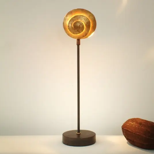 Asztali lámpa Schnecke arany vas anyagú Szuper akció