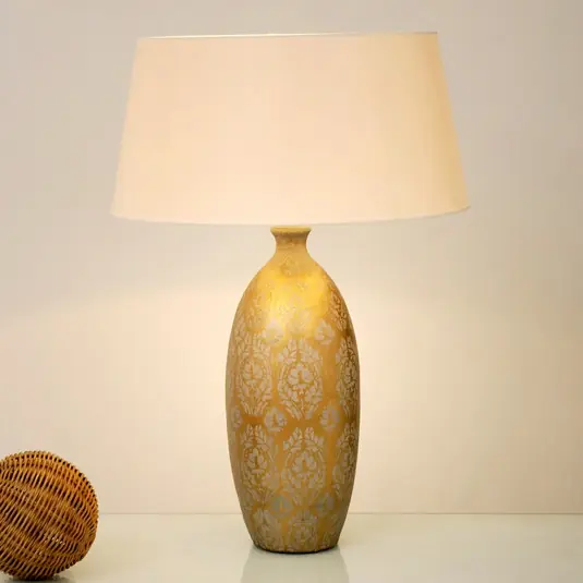 Vaso Barocco asztali lámpa, magassága 65 cm Biztonságos fizetés
