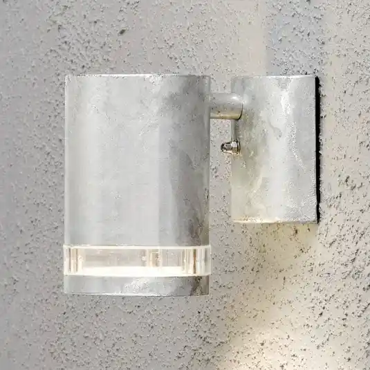 Modena kültéri fali lámpa résszel, 1 izzós szürke Outlet