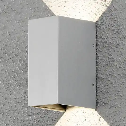 LED kültéri fali lámpa Cremona 8 cm szürke Újdonság