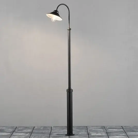 Árbóc lámpa Vega, fekete, 1 izzós, 240 cm Árcsökkenés