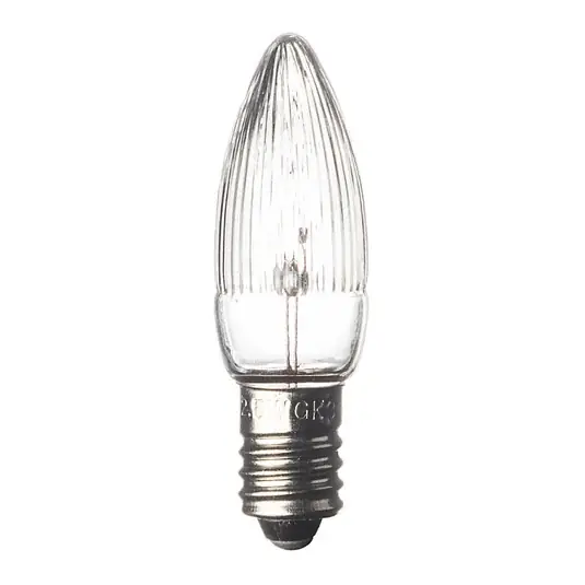 E10 3 W, 14 V tartalék izzók, 3db gyertyaforma Árengedmény