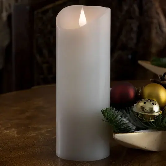 3D lánggal ellátott - LED gyertya valódi viasz Kiárusítás