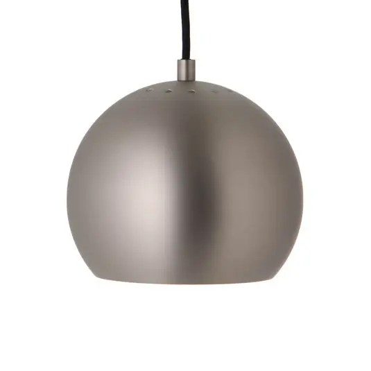 FRANDSEN függőlámpa Ball, nikkel színű szatén, Ø 18 cm Akciós ár