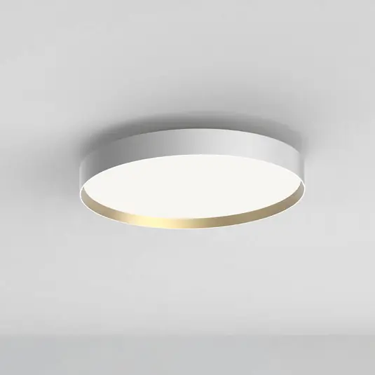 Kedvezményes ár LOOM DESIGN LED mennyezeti lámpa Lucia, fehér/arany színű Ø 60 cm