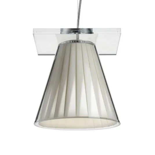 Kartell Light-Air LED függő lámpa szövet ernyővel Különleges ajánlat