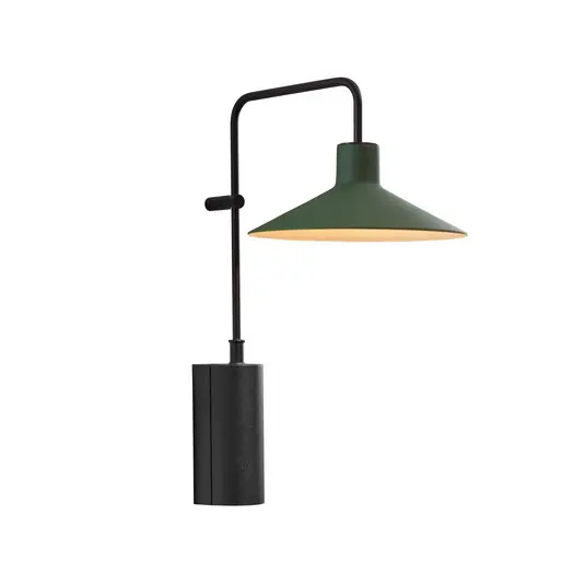 Biztonságos vásárlás Bover Platet A01 LED kültéri falilámpa zöld ernyő