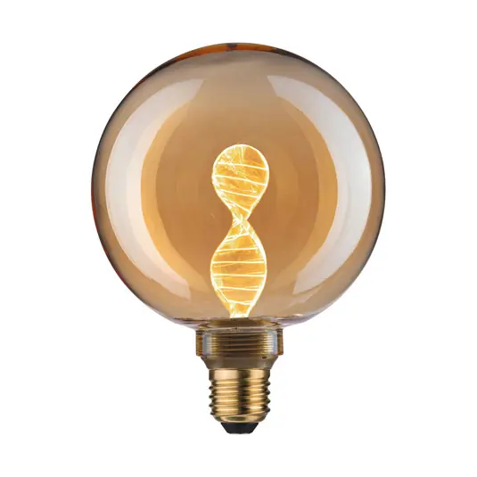 Paulmann LED lámpa E27 3,5W Helix 1,800K G125 arany Expressz kézbesítés