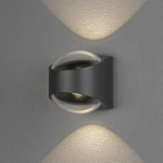 LED kültéri fali lámpa Bitonto 2 izzós antracit Ajánlat