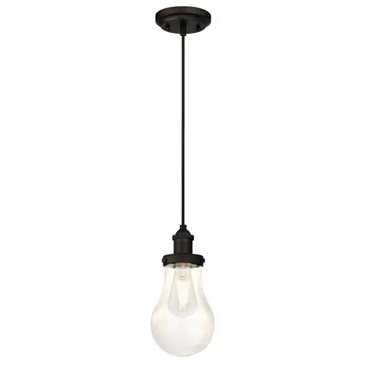 Azonnali szállítás Westinghouse 633 függőlámpa, bronz, átlátszó