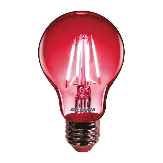 Sylvania ToLEDo Retro LED lámpa E27 4.1W piros színben Újdonság