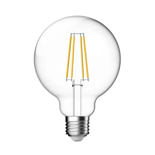 Utolsó esély LED gömb G95 E27 4,7W CCT 650lm izzószál dimm.