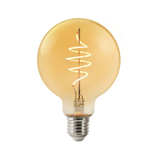Azonnali szállítás LED gömb E27 G95 4,7W 2200K Smart 380lm borostyán