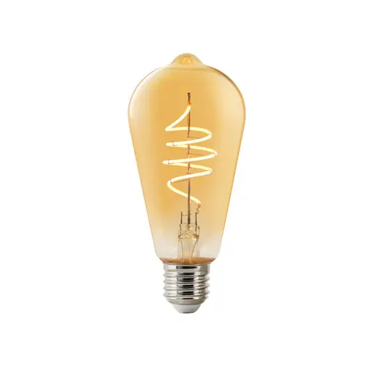 Rendeld meg most LED izzó ST64 Edison E27 4,7W 822 okos, borostyán