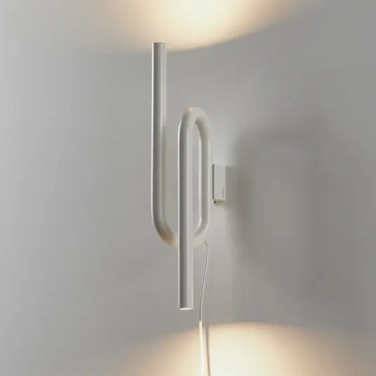 Vedd meg online Foscarini Tobia LED fali világítás kábellel, fehér